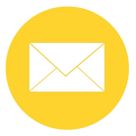 Yellow Email Icon At Collection Of Yellow Email Icon