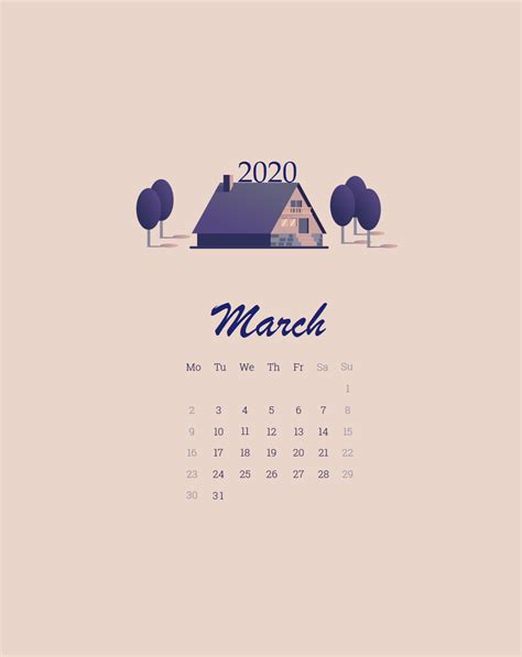 🔥 Download Iphone March Calendar Wallpaper By Ghenry73 March 2020
