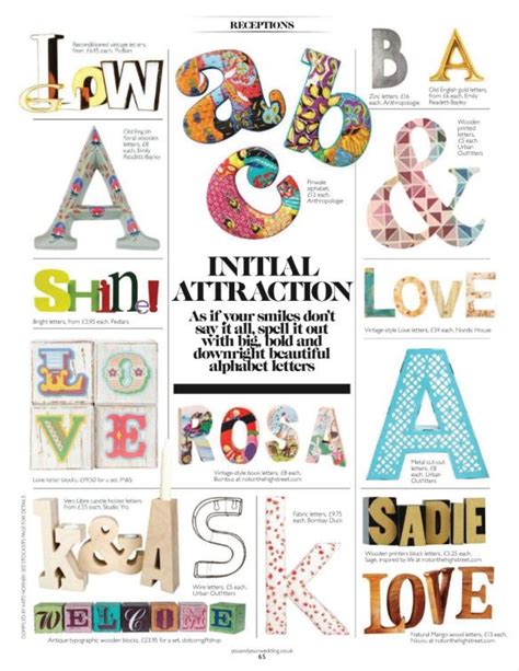 You And Your Wedding Typepage Letter V Magazine Design Lettering