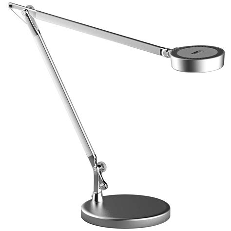 Gremle Led Adjustable Modern Desk Lamp In Silver 60h49 Lamps Plus