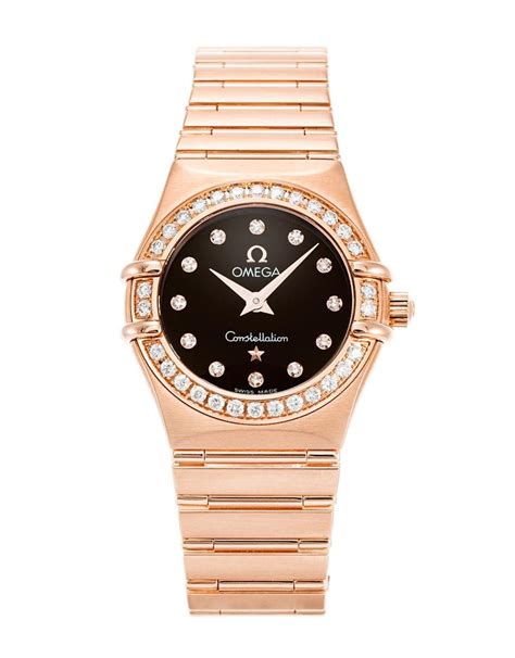 116060 Omega Constellation 95 Ladys Rose Gold Mini Essential Watches