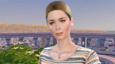 Celebrity Emily Blunt Sim My Sims Showcase Downloadable Loverslab