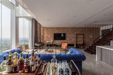Step Inside The Industrial Penthouse With A Classic Touch