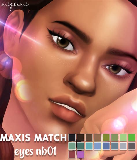 Sims 4 Maxis Match Cc Eyelashes Polplant