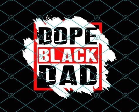 Dope Black Dad Fathers Day Svg Fathers Day Svg Black Dad Etsy