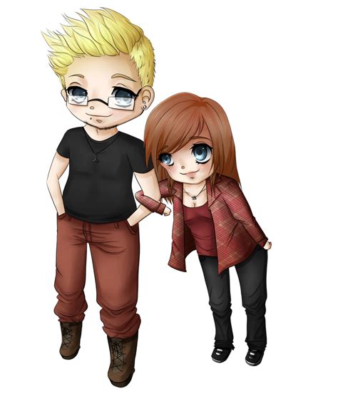 Chibis Couples Zeichen Chibi Couple Commission 22 By Rinnn Crft On
