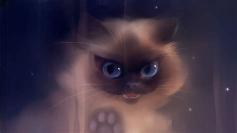 1080p Artwork Animals Cats Hd Apofiss Art Deviantart X Hd Wallpaper