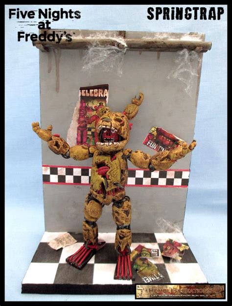 Withered Springtrap Five Nights At Freddys Custom Diorama Playset