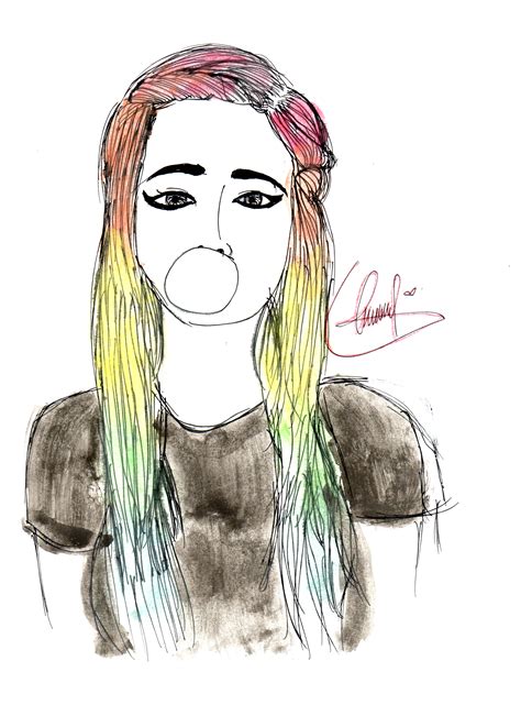 Hipster Girl Drawing At Getdrawings Free Download