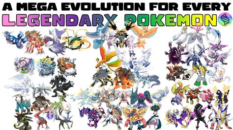 A Mega Evolution For Every Legendary Pokémon Youtube