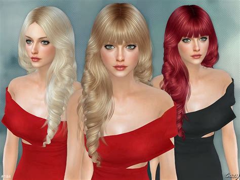 The Sims Resource Lisa Hair Set By Cazy Sims 4 Hairs
