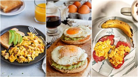 10 Desayunos Saludables Con Huevo