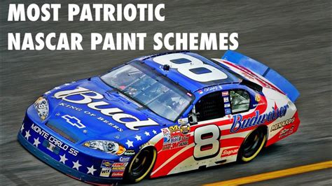 When man started to paint his surroundings with the color he desired. Top 10 Patriotic NASCAR Paint Schemes - YouTube