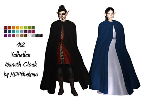 I Converted This Cloak By The Wonderful Valhallansim As Requested Here