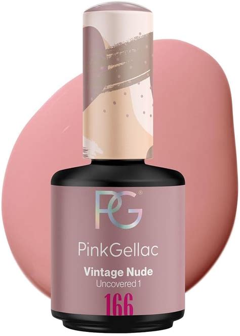 Pink Gellac Vintage Nude 15ml Gel Nail Polish Amazon Co Uk Beauty