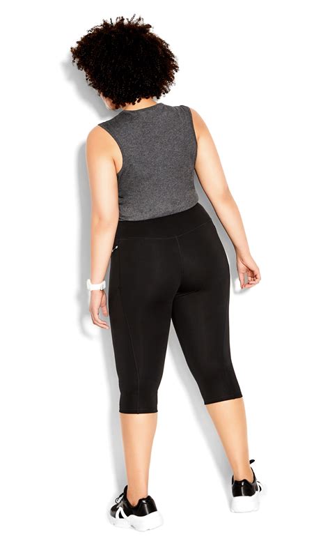 Shop Womens Plus Size Plus Size Black Activewear 34 Legging