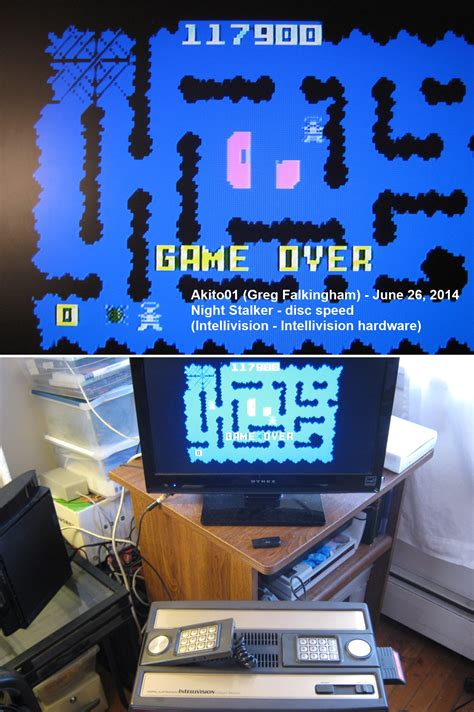 Night Stalker Game Disc Fastest Intellivision High Score By Akito01