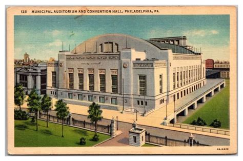 Municipal Auditorium And Convention Hall Philadelphia Pennsylvania