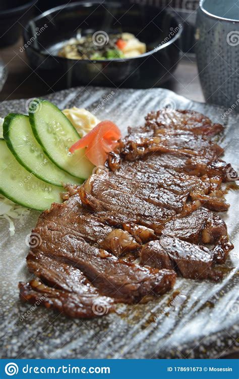 Anyway, i digress… daging masak kicap or soy sauce beef is one of the beef dishes i often make at home. Beef steak stock image. Image of vegetable, grilled - 178691673