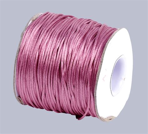 Rattail Braided Thread Macrame Satin Nylon Cord 08mm135m 15mm70m 1