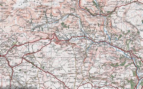 Historic Ordnance Survey Map Of Castleton 1923