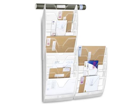 Cep Wand Folderrek Mailroom Transparant A4 Staand 5 Vakken L350 X