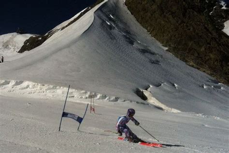 Ski Tessa Worley Alexis Pinturault Et Les Autres En Entra Nement Tignes