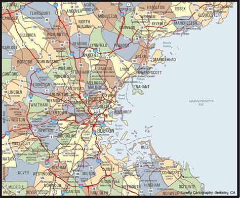Map Of Boston Areas Draw A Topographic Map