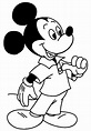 Dibujos De Mickey Para Colorear - IMAGESEE