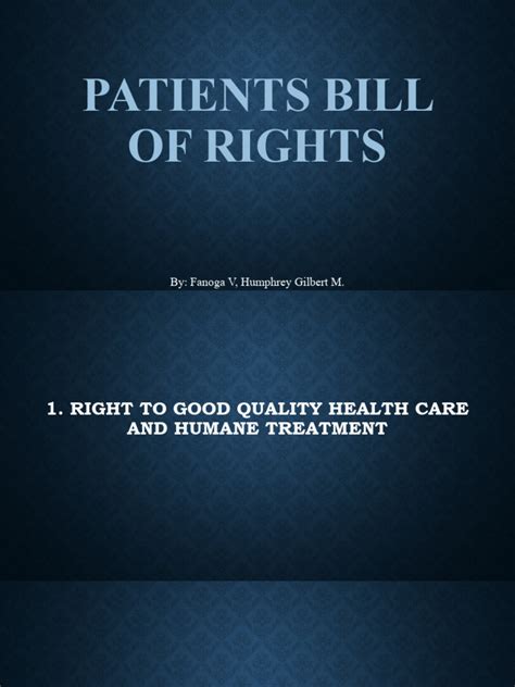 Patients Bill Of Rights Pdf