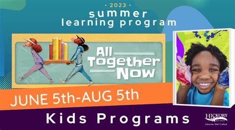 Summer Learning Programs In July And August For Children And Families