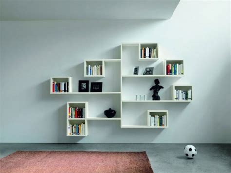 fabulous minimalist shelves   living room  modern style