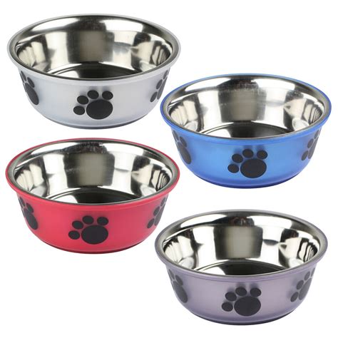Only 3 available and it's in 3 people's carts. STAINLESS STEEL METAL DOG PET BOWL PUPPY ANIMAL FOOD WATER ...