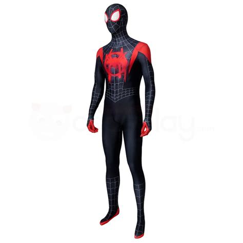 Miles Morales Bodysuit Spiderman Into The Spider Verse Cosplay Costume