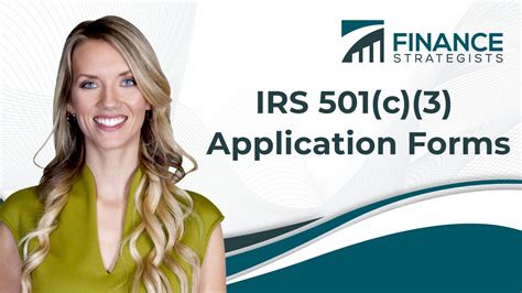 Irs 501 C 3 Application Forms Explanation And Definition