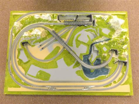Noch 59880 Cortina Layout Board With Rokuhan Ready Ballasted Track