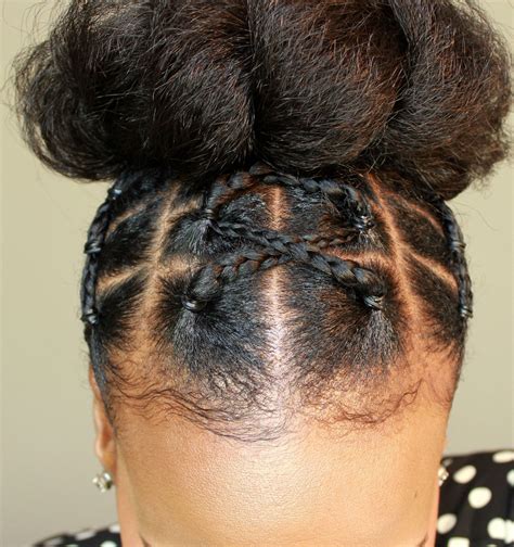 elastic hairstyles on natural hair skushi