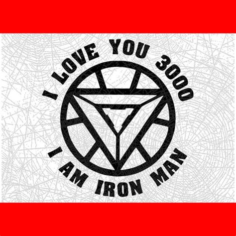I Love You 3000 Times Stark Marvel Avengers Endgame Iron Man Etsy