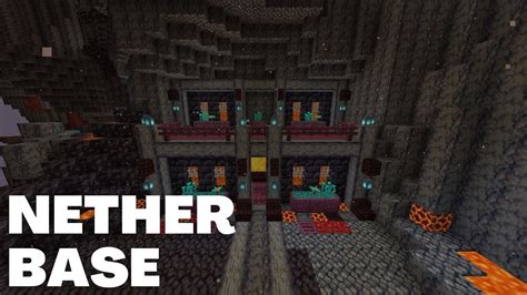 Minecraft How To Make The Ultimate Nether Base Tutorial Youtube
