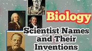 Biology Scientists Names and their Inventions - YouTube