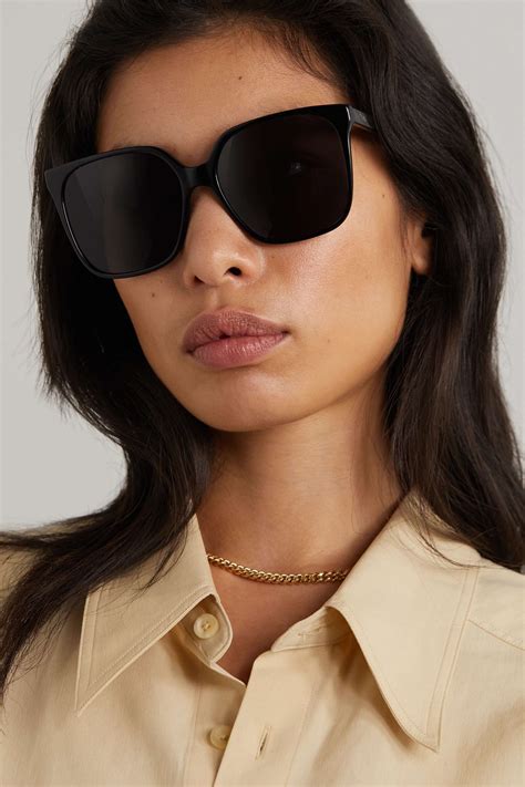 Fendi Oversized Square Frame Acetate Sunglasses Net A Porter