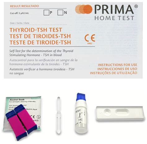 prima underactive thyroid tsh test for hypothyroidism result in 15 mins 8033986790087 ebay