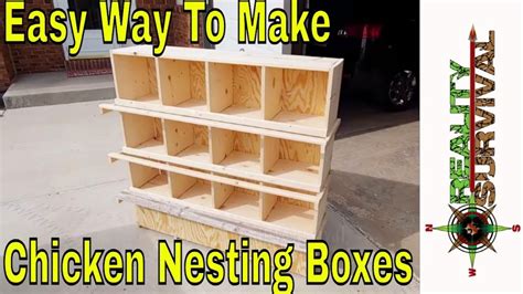 30 Free Plans To Build Chicken Nesting Boxes Chicken Nesting Boxes