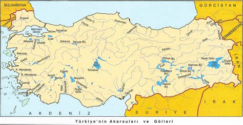 Türkiye nin Akarsu ve Gölleri
