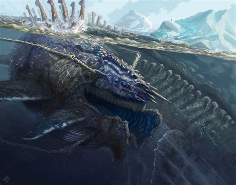 Leviathan By Alexander Gustafson Imaginaryleviathans Alien Creatures