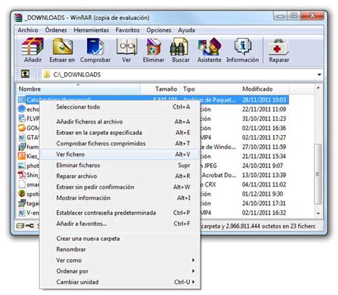 It can backup your data and reduce the size of email attachments, decompresses rar, zip and other files downloaded from internet and create new archives in rar and zip file format. Descargar Winrar 32 Bits Gratis En EspaÃ±ol - Descargaroad