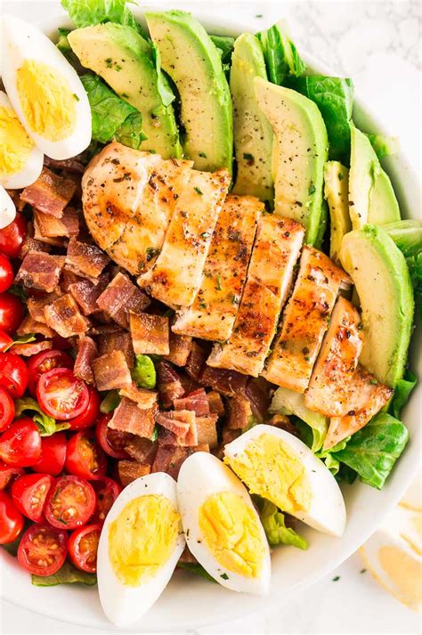 Cobb Salad Recipe Healthy Summer Lunch Delicious Meets Healthy