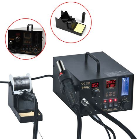 9 specifications copier only low power mode power consumption default interval 40 w 1 minute fax, printer, or scanner installed 45 w 1 minute less than 10 seconds less than 10 w 1 minute less than 10 seconds duplex priority (type 3 only) 1 sided → 1. 968A+ Hot Air Rework Soldering Station SMD Fume Extractor ...