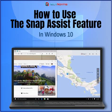 How To Use The Snap Assist Feature In Windows 10 Windows 10 Windows