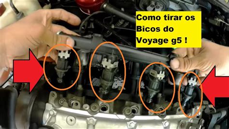 Como Tirar Bicos Injetores Voyage G5 E Derivados YouTube